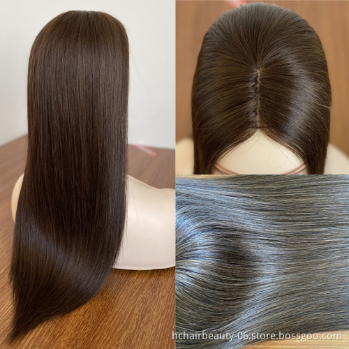 Fast shipping 100% remy natural straight hair topper net,hair toppers for women human hair